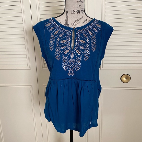 Lucky Brand LA Blouse - Picture 1 of 16